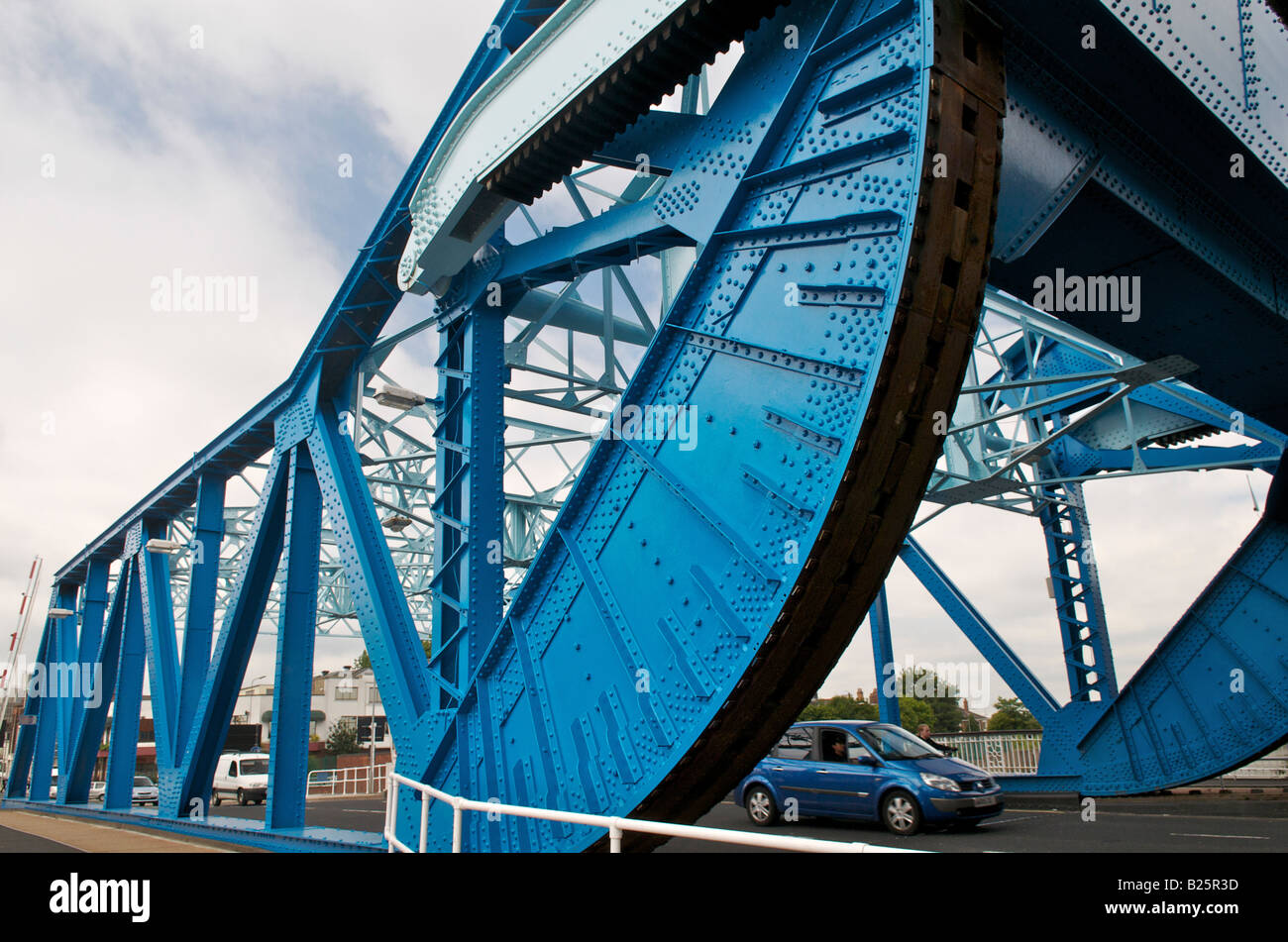 Pont sur la rivière du Nord à Hull Kingston Upon Hull Banque D'Images
