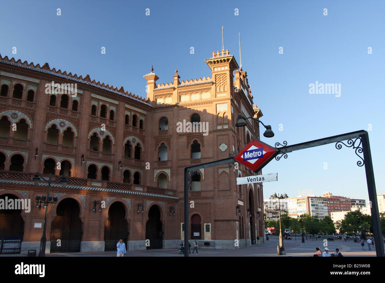 Plaza de Toros de las Ventas (Madrid), la plus célèbre arène en Espagne Banque D'Images