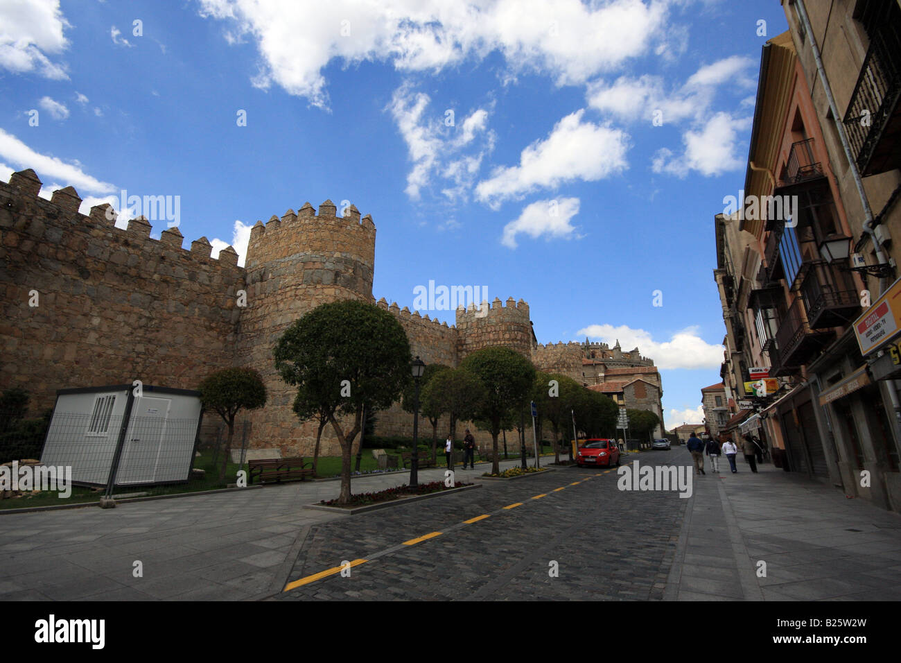 Muralla de Ávila (centre-ville d'Avila), Avila, Espagne Banque D'Images