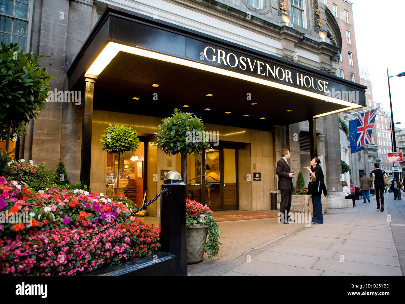 Grosvenor House Hotel Park Lane Londres UK Europe Photo Stock - Alamy