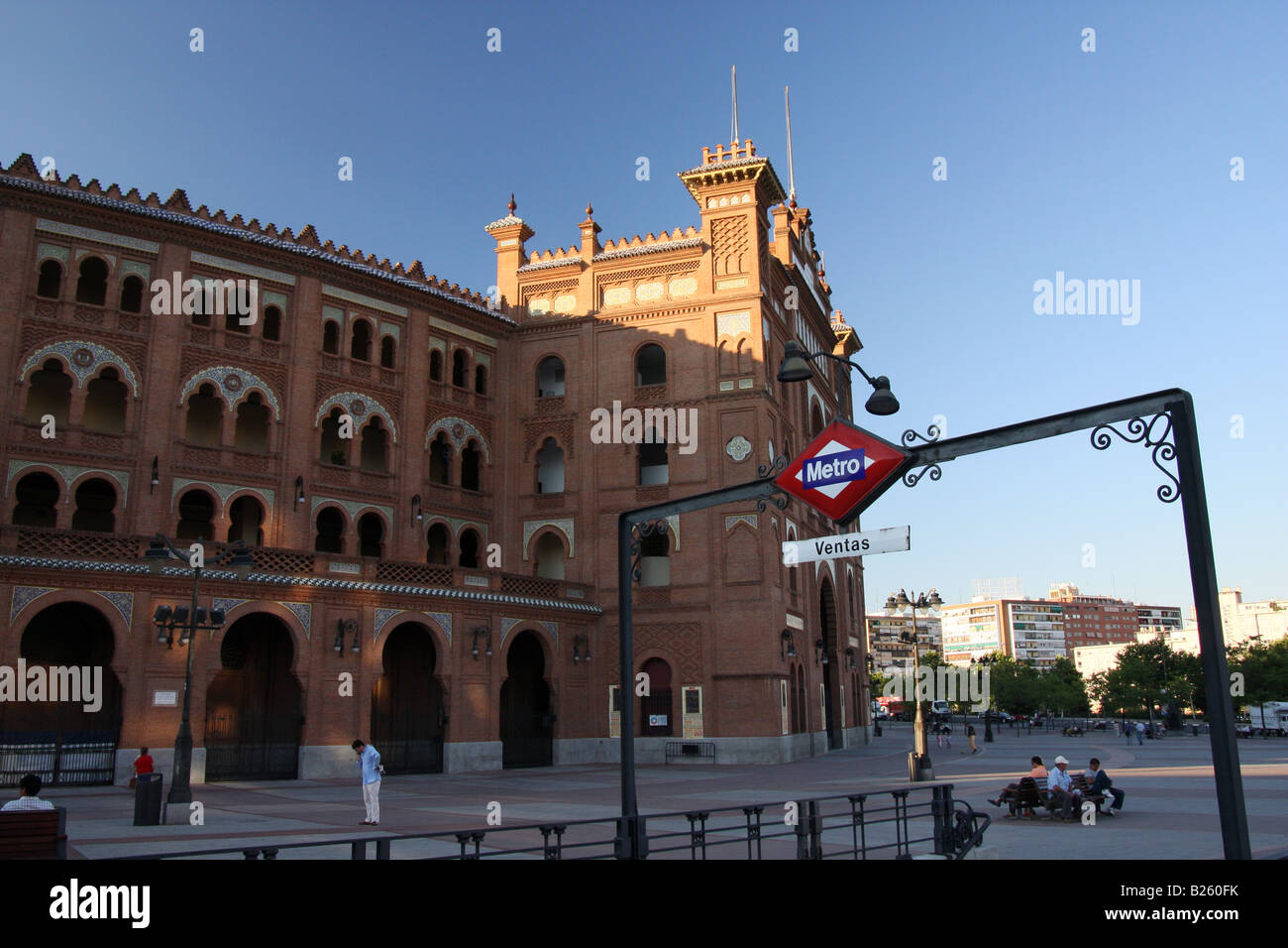 Les arènes de Las Ventas, Madrid, Espagne Banque D'Images