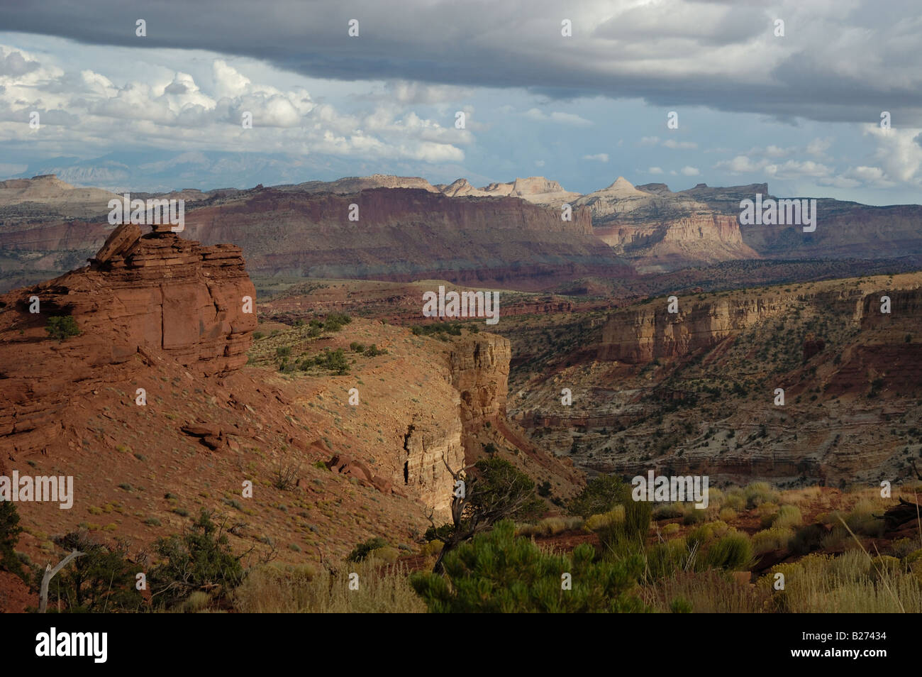 Sunset Point Capital Reef UT 0509282771 Banque D'Images