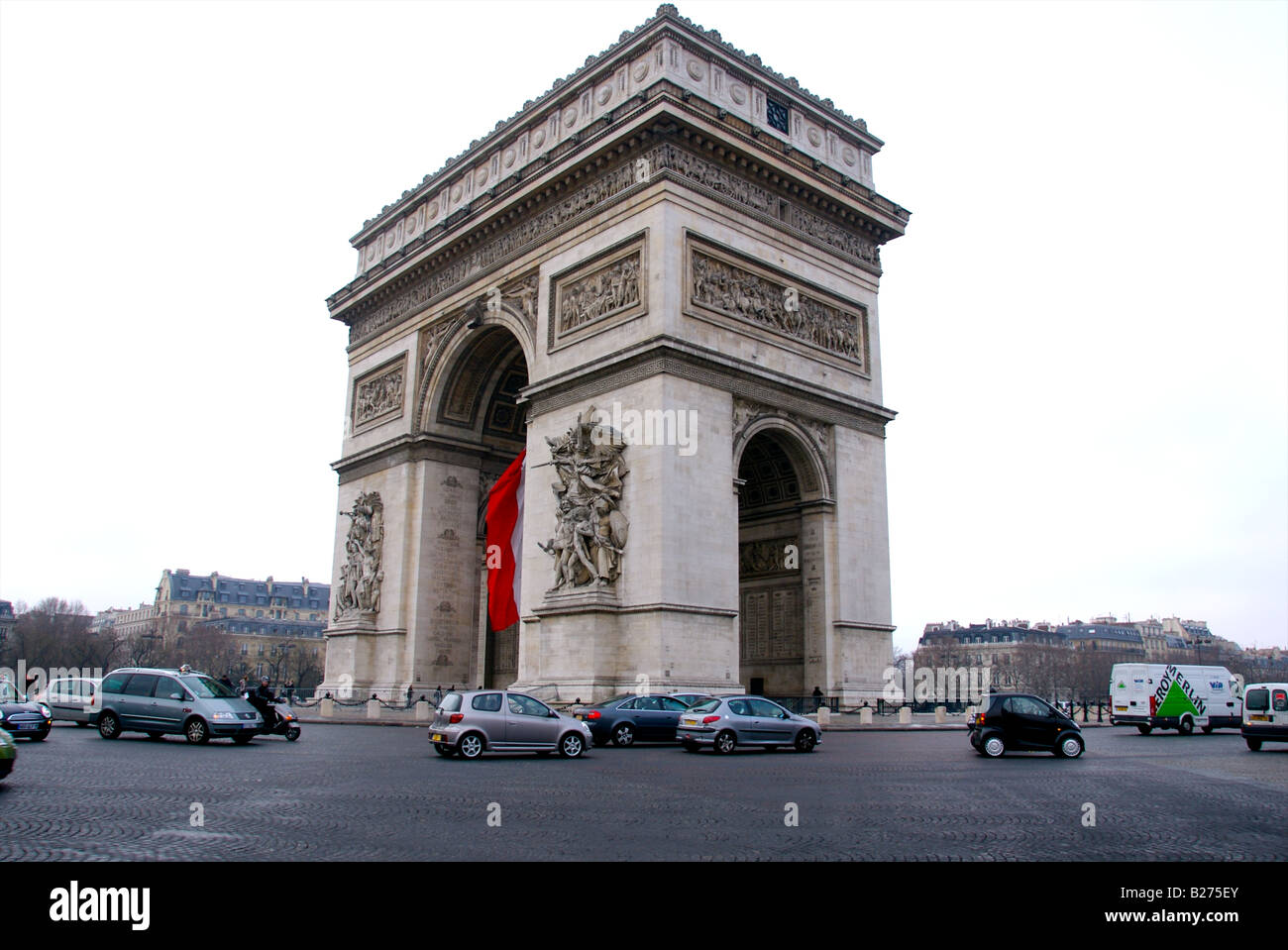 France, Paris, Arc de Triomphe Banque D'Images