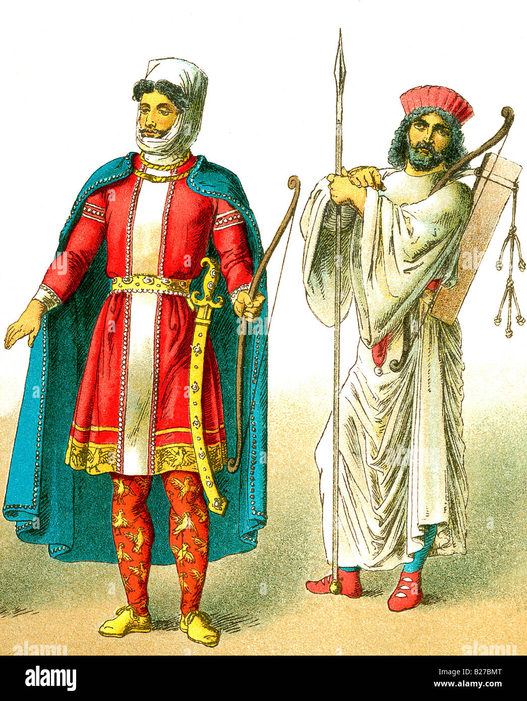 Costume - Perse antique Photo Stock - Alamy