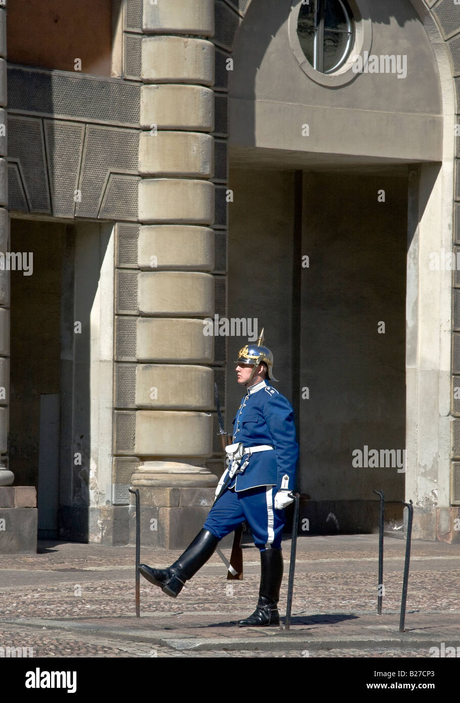 Montée Royale Suédoise Guards Banque D'Images