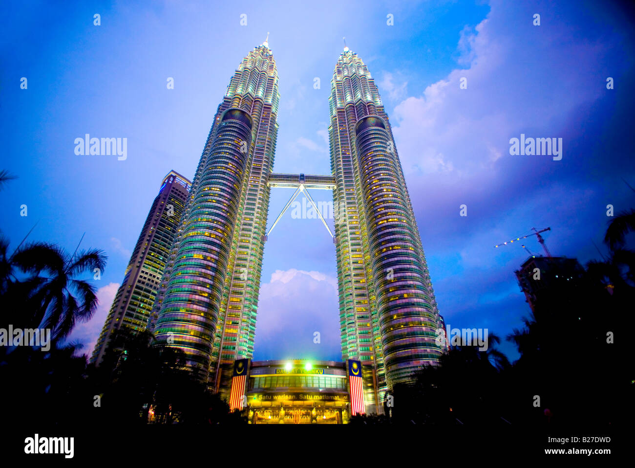Les Tours Petronas, Kuala Lumpur, Malaisie Banque D'Images