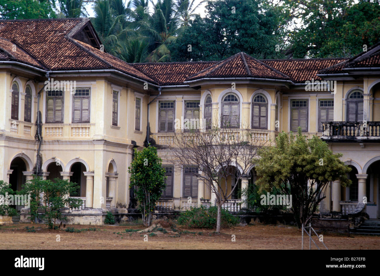 Manoir sino portugais La ville de Phuket Phuket Thaïlande Banque D'Images