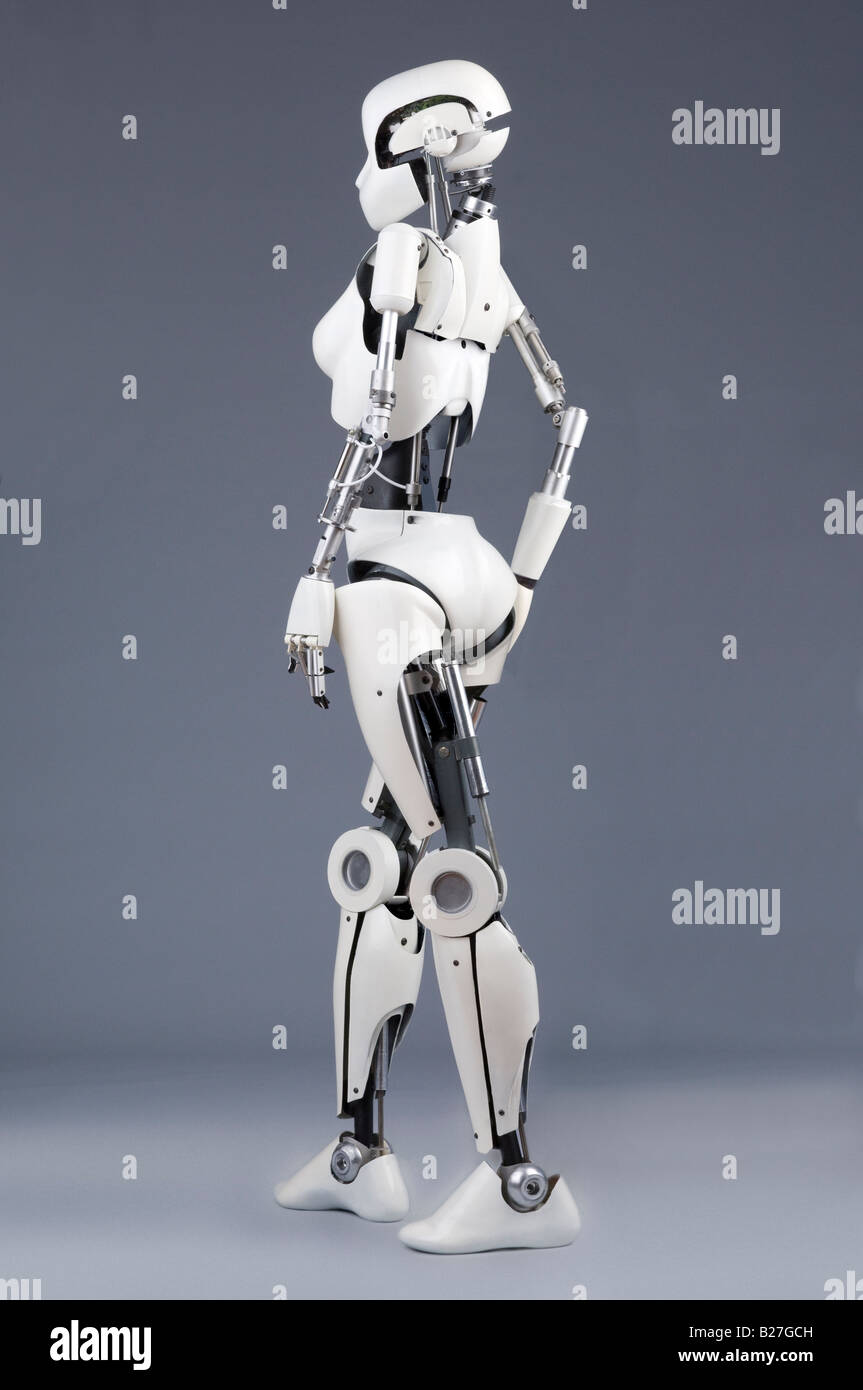 Robot femme mannequin. Banque D'Images