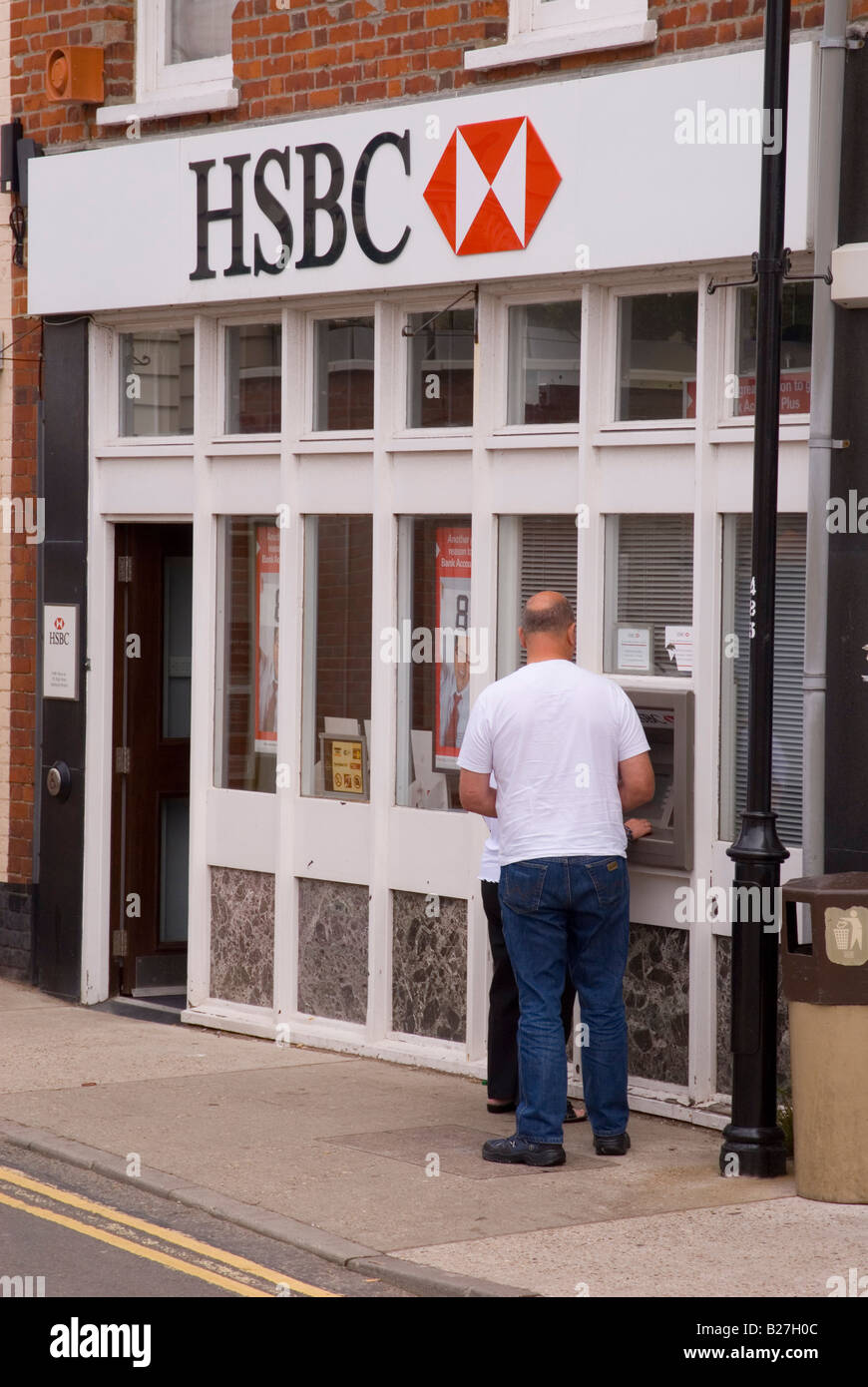 La Banque HSBC à Aldeburgh, Suffolk, UK Banque D'Images