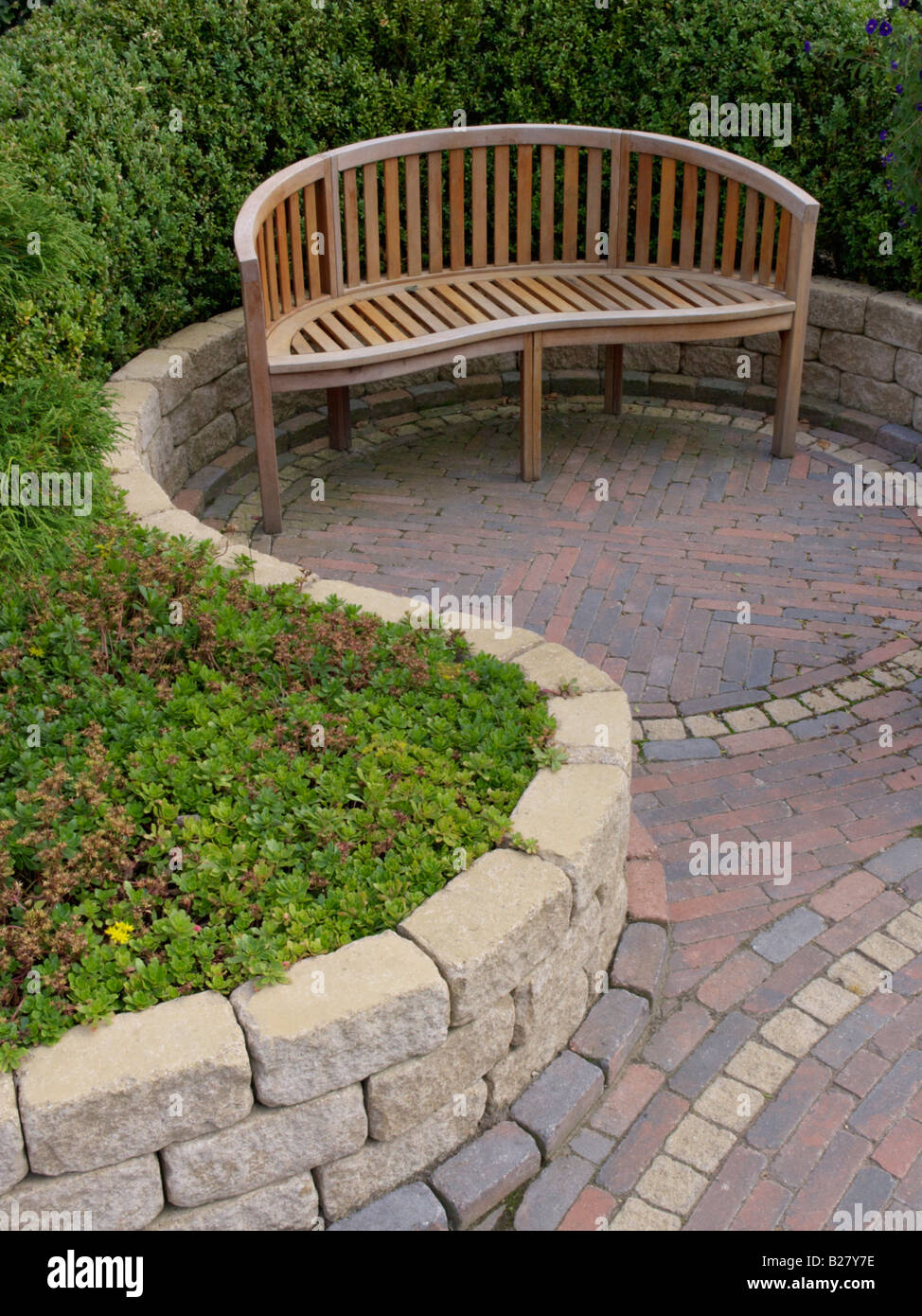 Banc de jardin Banque D'Images