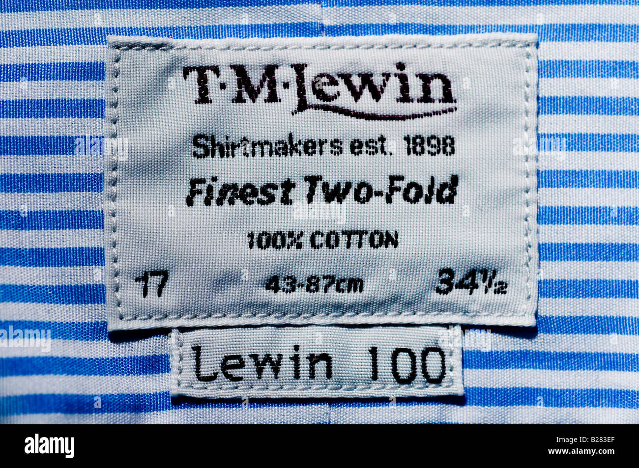 TM Lewin Chemise en coton Photo Stock - Alamy
