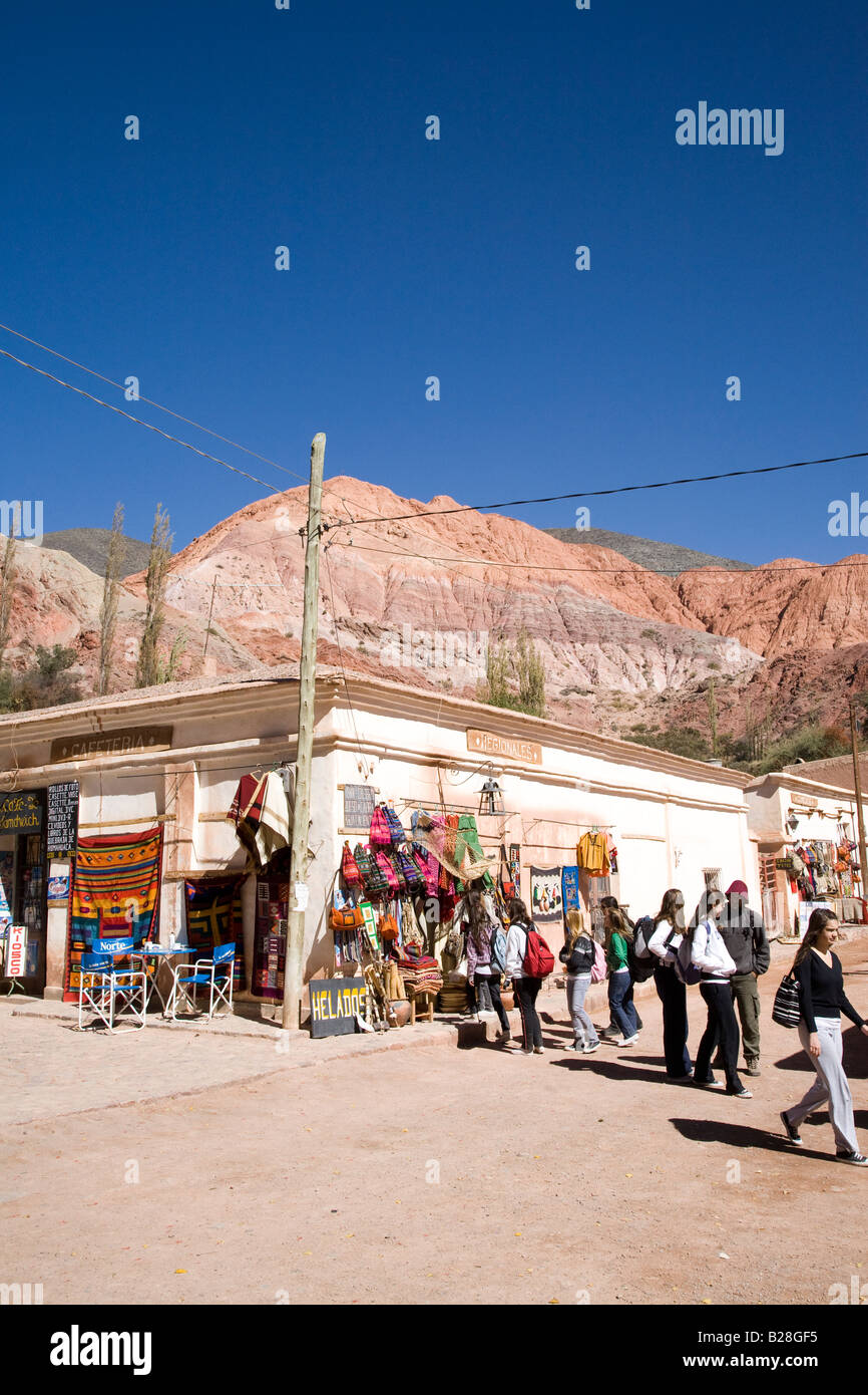 Purmamarca, Province de Jujuy, Argentine Banque D'Images