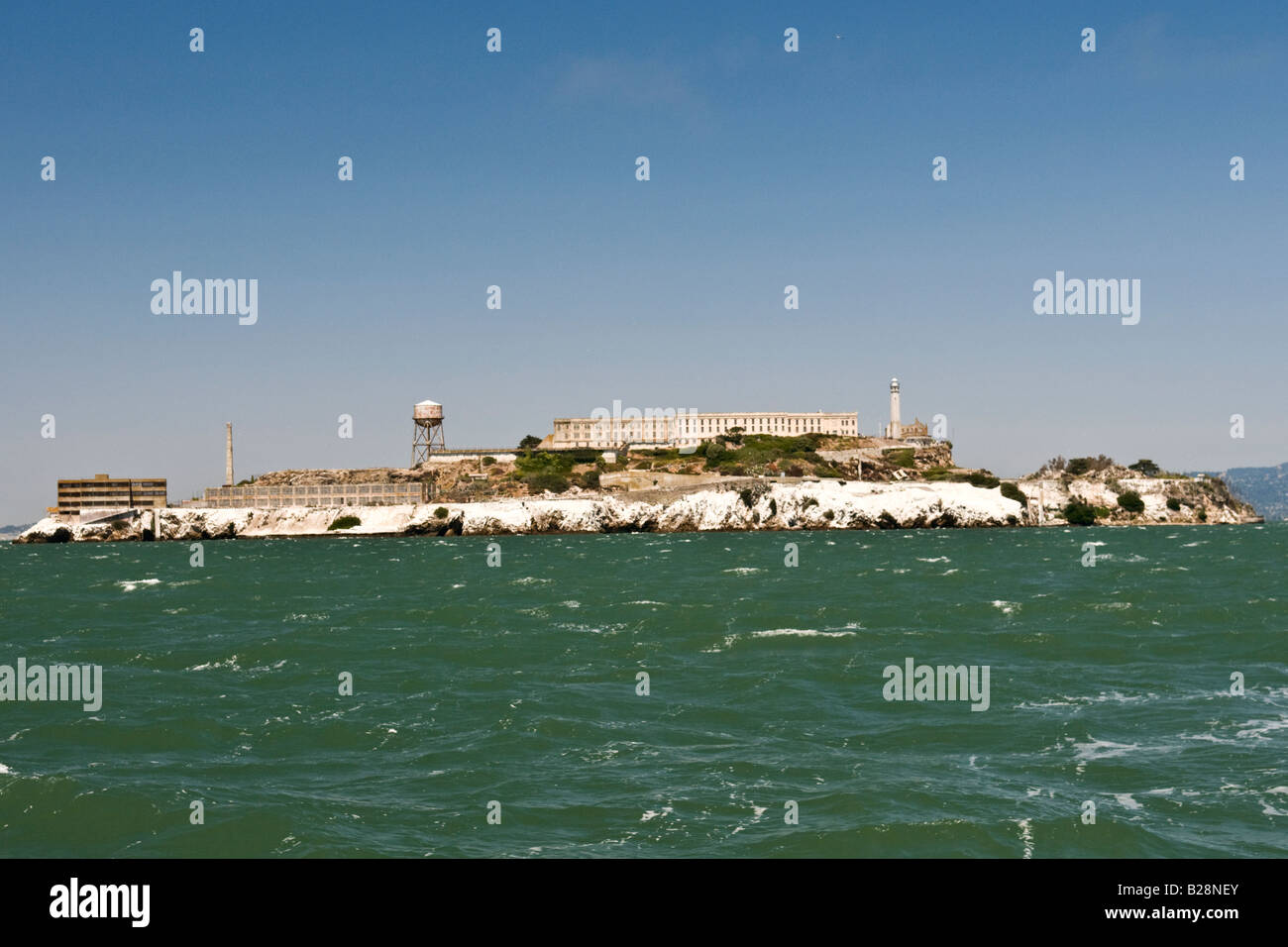 Alcatraz Prison Island maintenant un parc national dans la région de San Fancisco USA Banque D'Images
