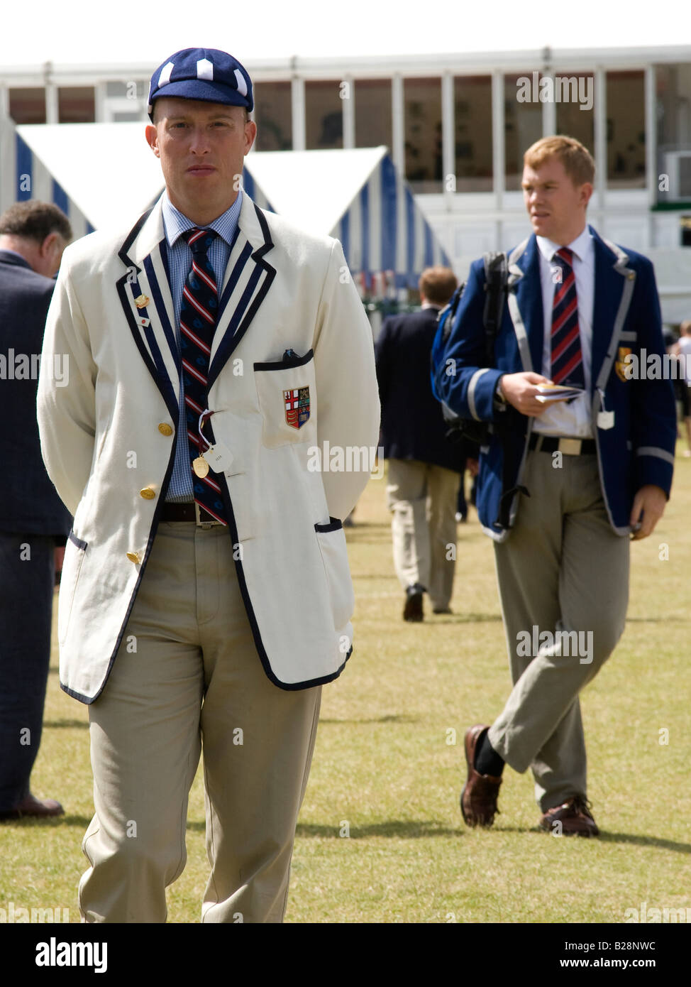 Henley Royal regatta spectateurs Banque D'Images