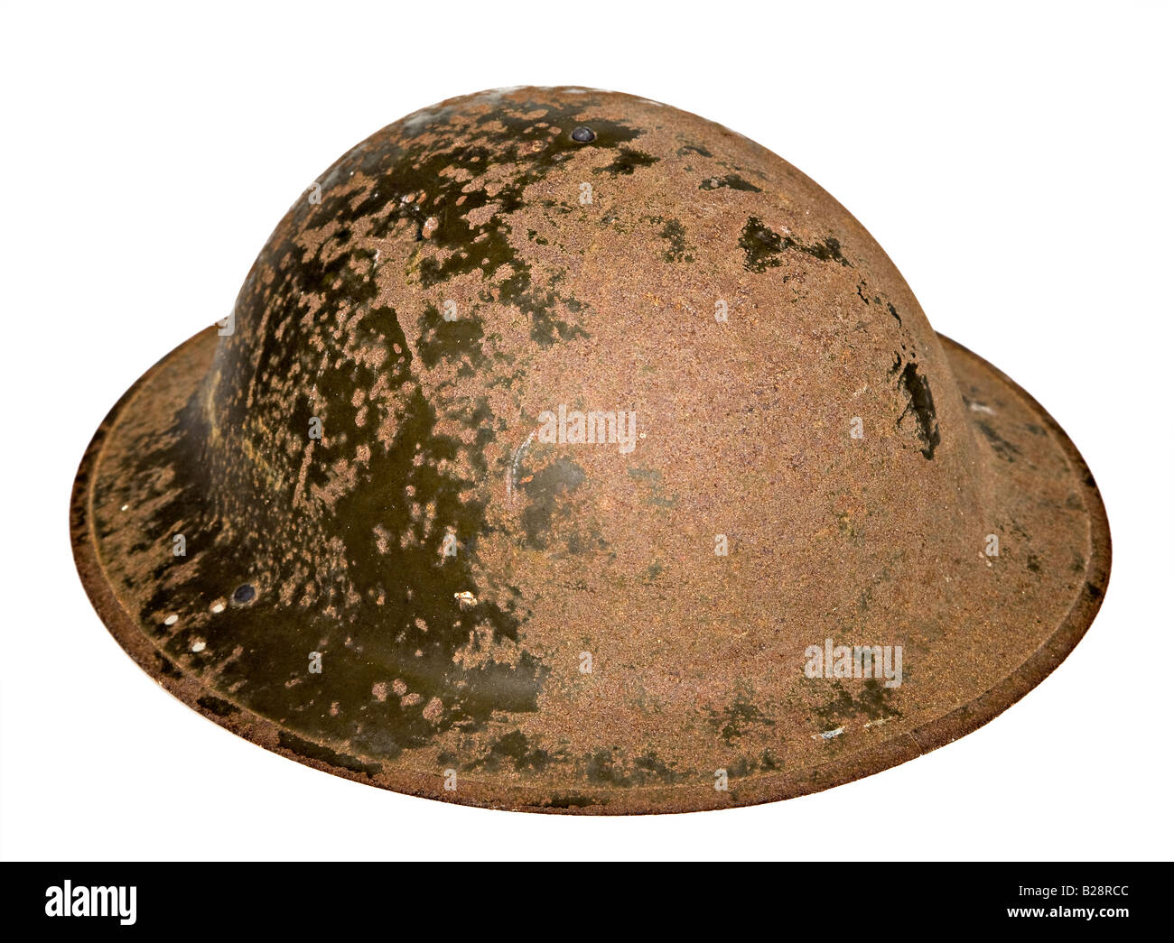 Casque de pompier britannique à partir de la Seconde Guerre mondiale, UK Banque D'Images