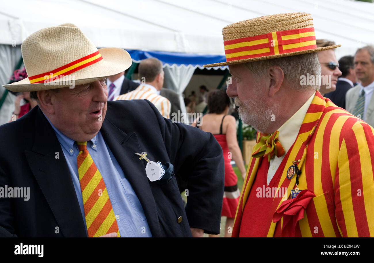 Les membres du CMC à l'intendant du boîtier, Henley Royal Regatta Banque D'Images