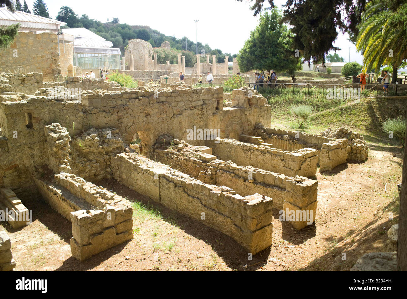Villa Romana del Casale près de Piazza Armerina Sicile Banque D'Images