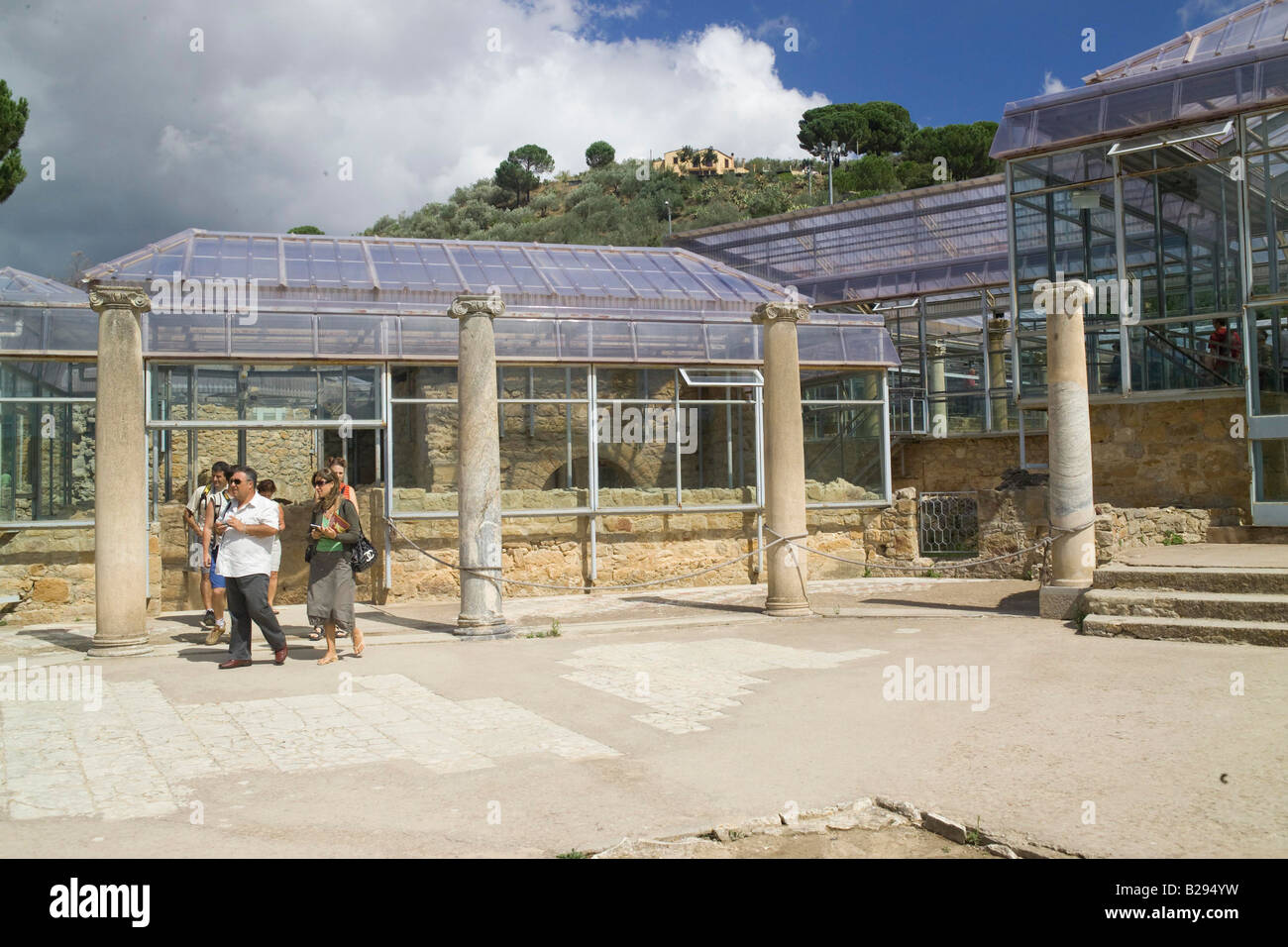 Villa Romana del Casale près de Piazza Armerina Sicile Banque D'Images