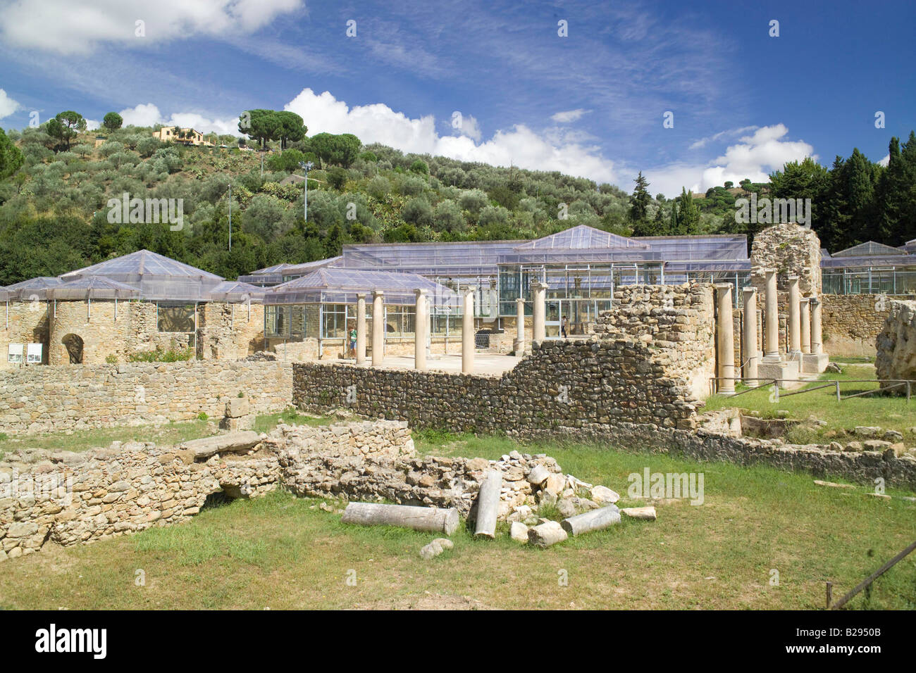 Villa Romana del Casale près de Piazza Armerina Sicile Banque D'Images