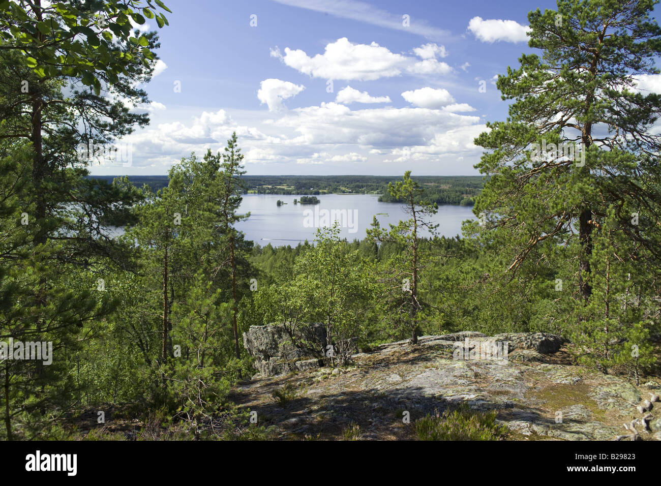 Lac Rautavesi Finlande Ref WP TARU 000729051 CRÉDIT OBLIGATOIRE Date Photos Monde Sem - Allemand Banque D'Images