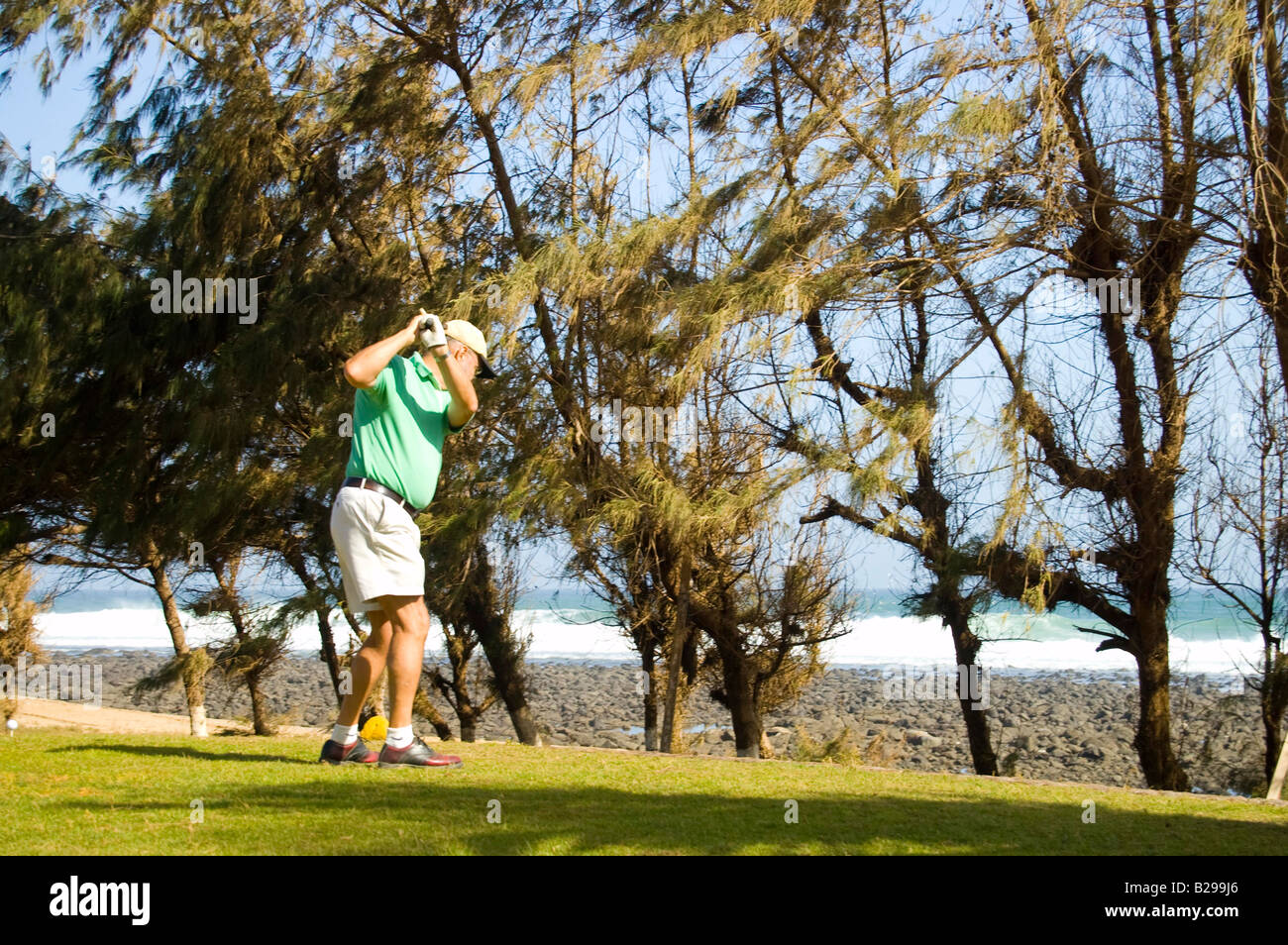Le golf en bord de mer Date 20 02 2008 réf : ZB583 1104920026 CRÉDIT OBLIGATOIRE Sem - Allemand Photos du Monde Banque D'Images
