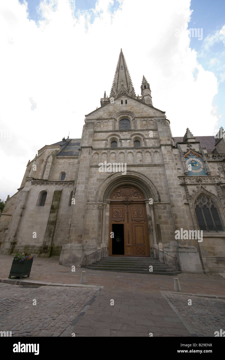 Cathédrale d’Autun Banque D'Images