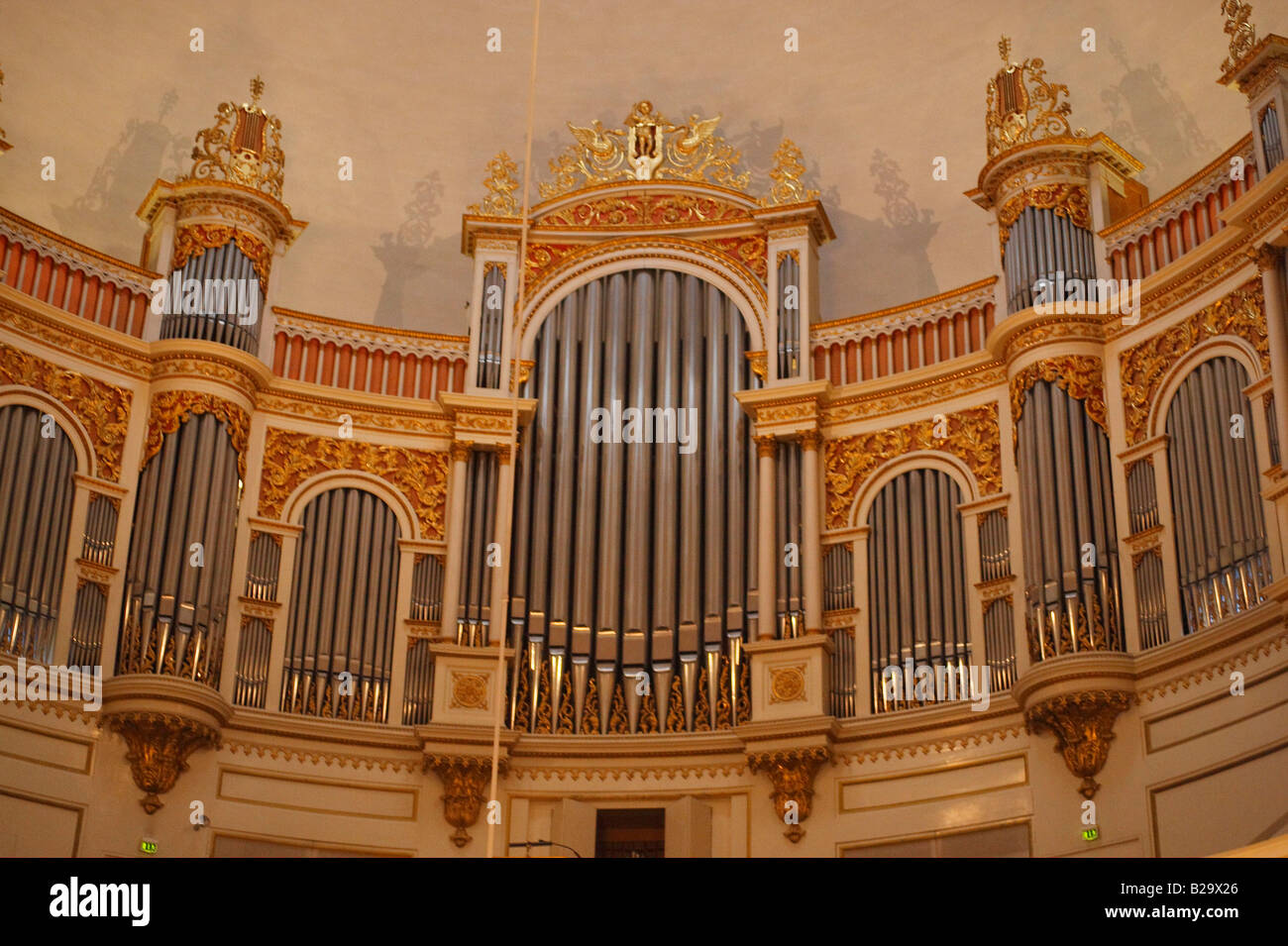 Orgue de l'église / Helsinki Banque D'Images