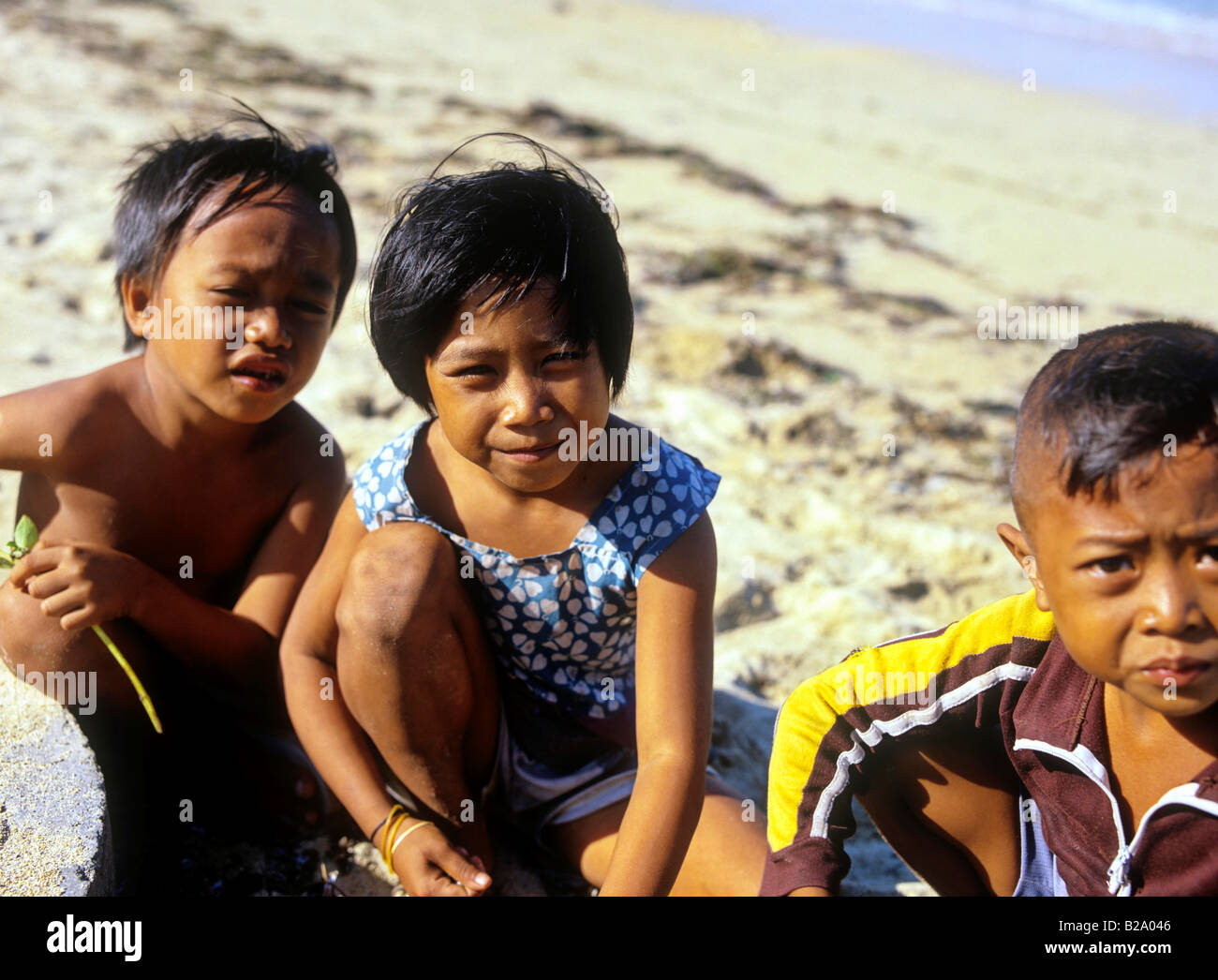 Les enfants de Bali Indonésie Date 28 03 2008 WP Ref B548 1116530044 CRÉDIT OBLIGATOIRE Sem - Allemand Photos du Monde Banque D'Images
