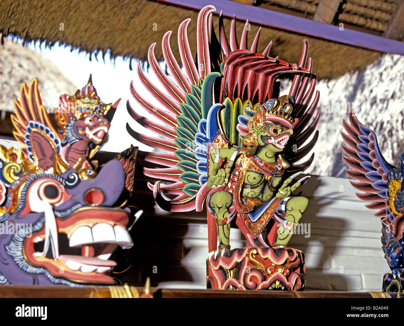 Bali Indonésie masques Date 28 03 2008 Ref WP B548 1116530046 CRÉDIT OBLIGATOIRE Sem - Allemand Photos du Monde Banque D'Images