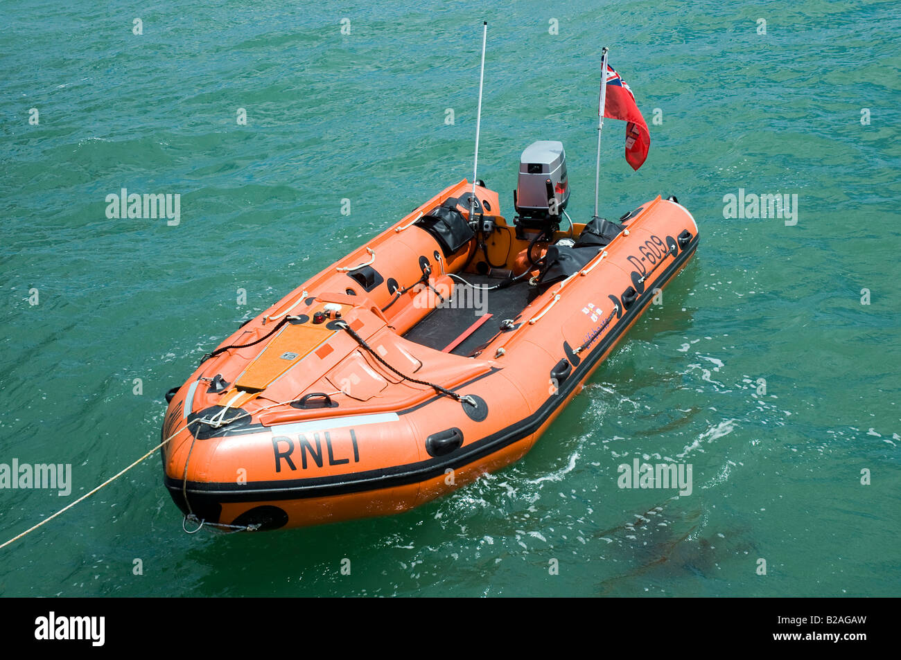 Bateau de pêche côtière de classe D de la RNLI Banque D'Images