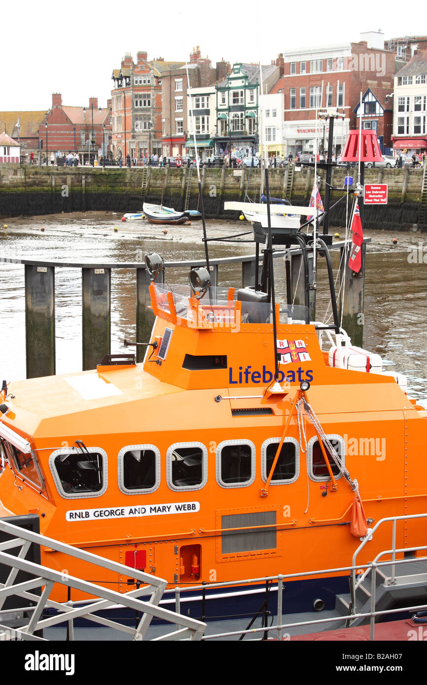 R.N.L.I. Whitby lifeboat, Whitby, North Yorkshire, Angleterre, Royaume-Uni Banque D'Images