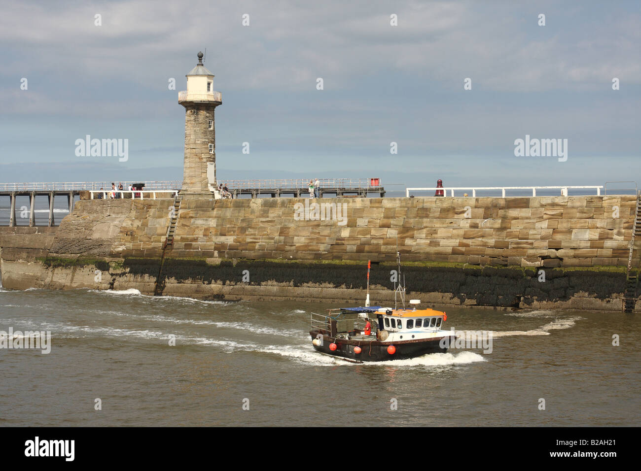 Le port de Whitby, Whitby, North Yorkshire, Angleterre, Royaume-Uni Banque D'Images