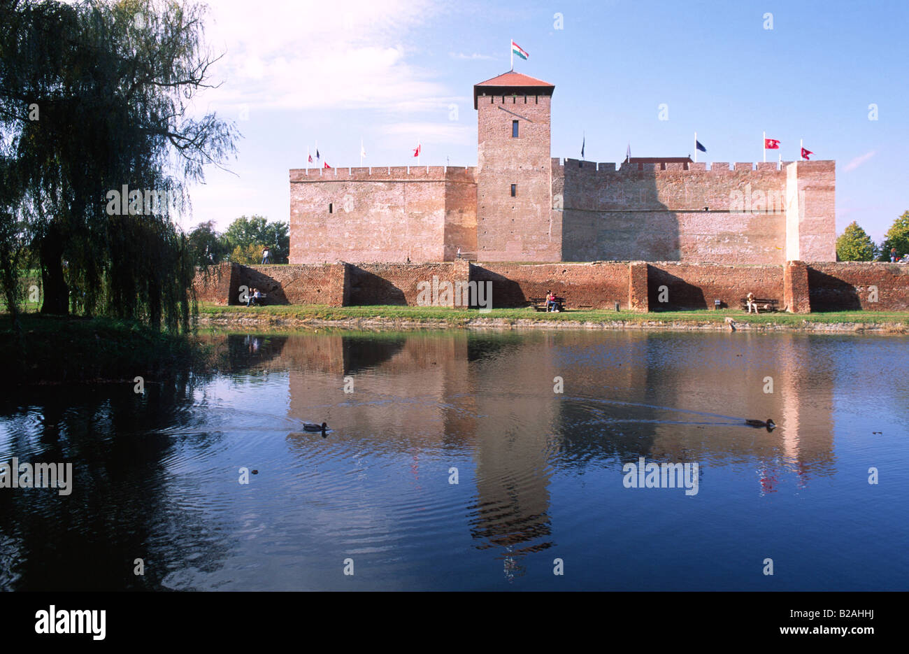 Château de Gyula Hongrie Europe Comté Bekes Banque D'Images
