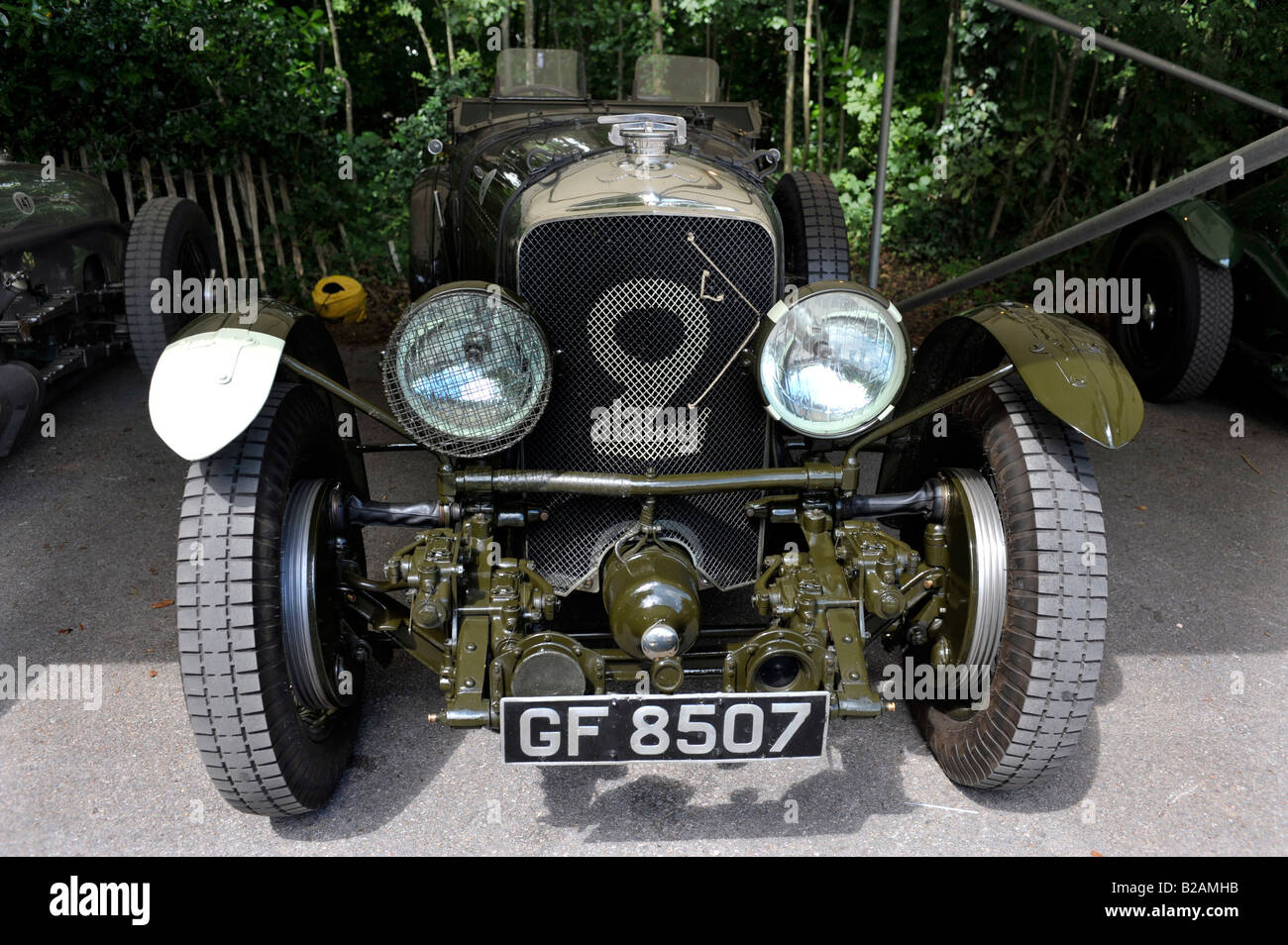 Ancien numéro 2 1930 Bentley Speed Six vintage sports car Banque D'Images