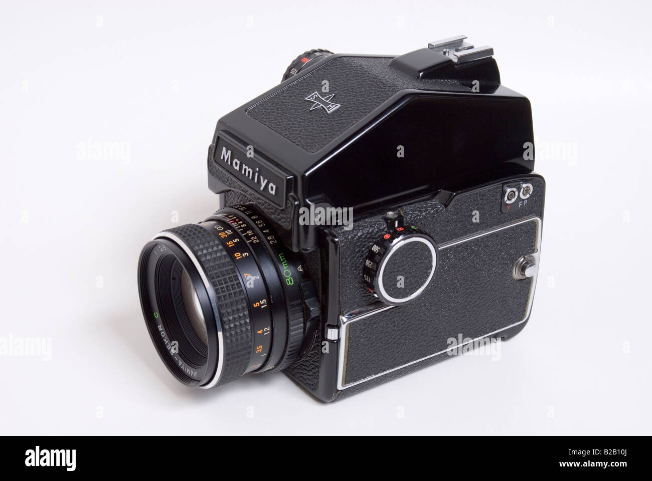 Mamiya M645 Appareil-photo de film de format moyen avec la norme 80mm Attatched Banque D'Images