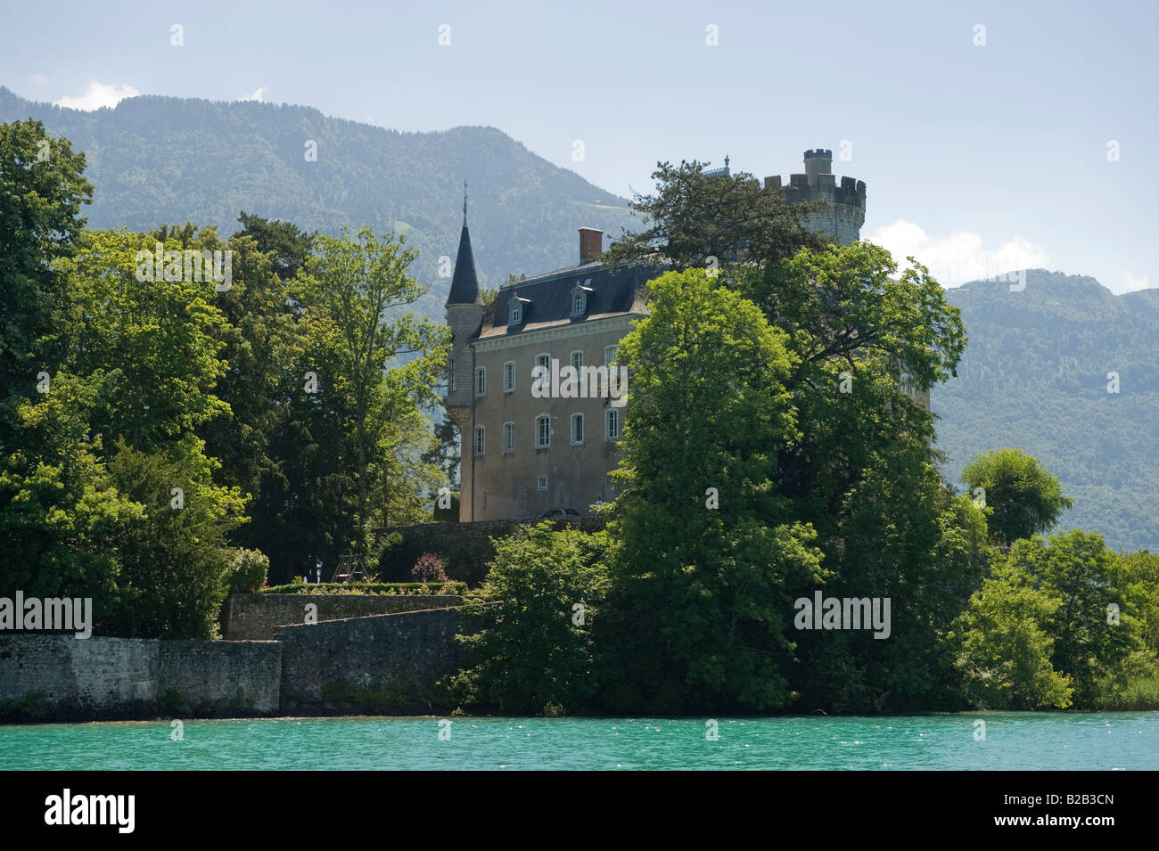 Duingt Château Lac Annecy haute savoie france Banque D'Images