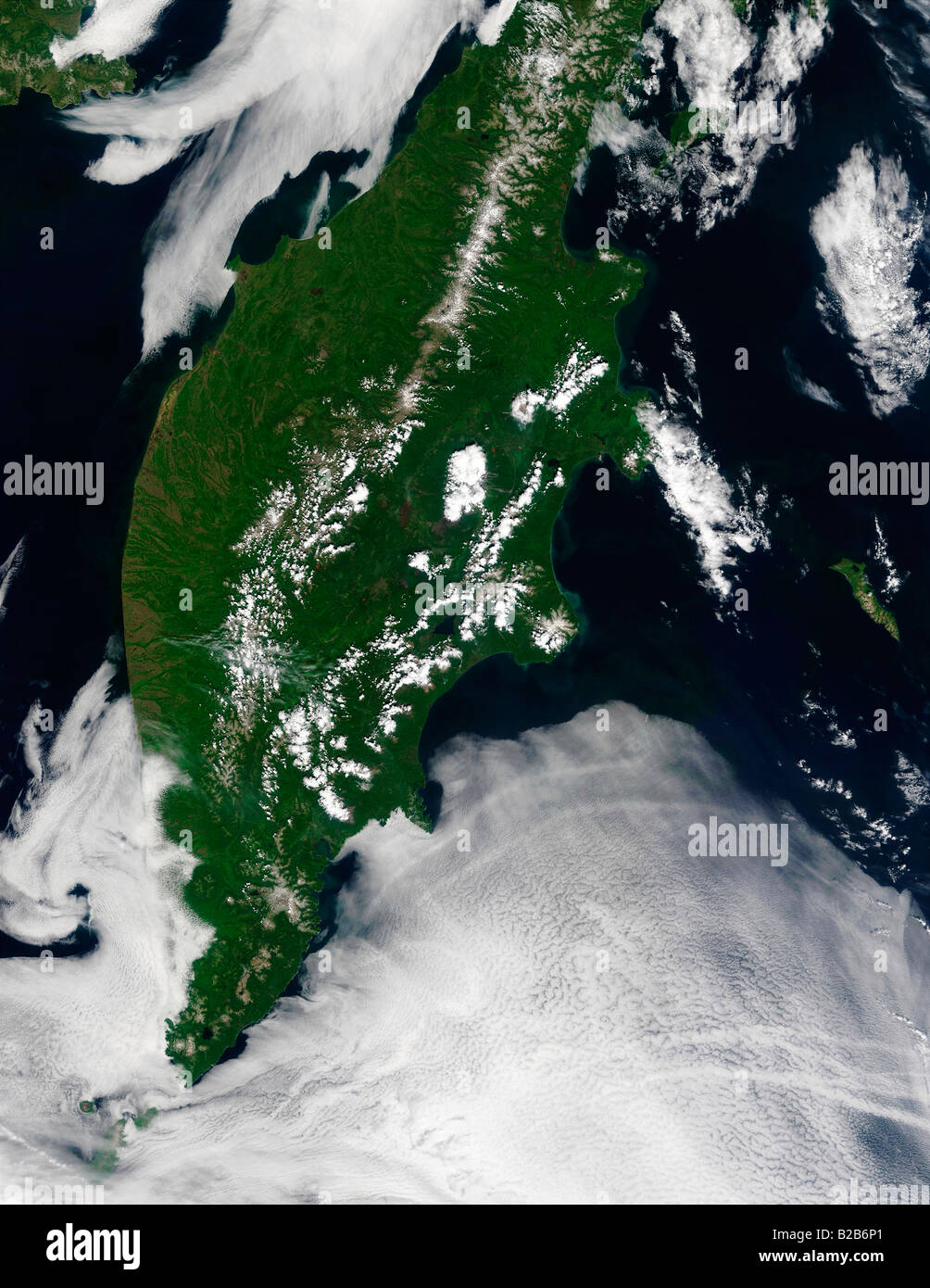 La péninsule du Kamchatka Banque D'Images