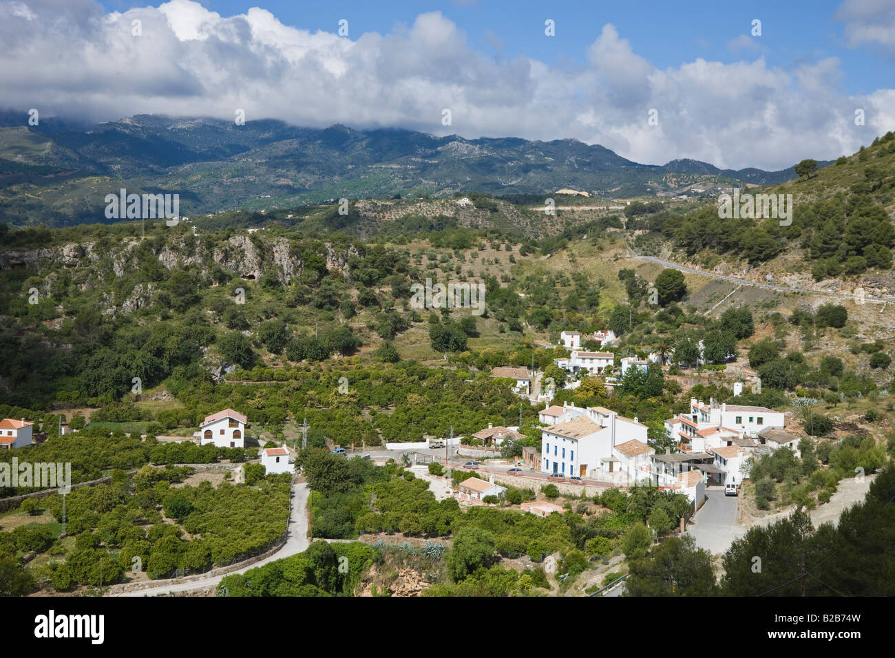 Jorox Province de Malaga Espagne Parque Natural Sierra de las Nieves Banque D'Images