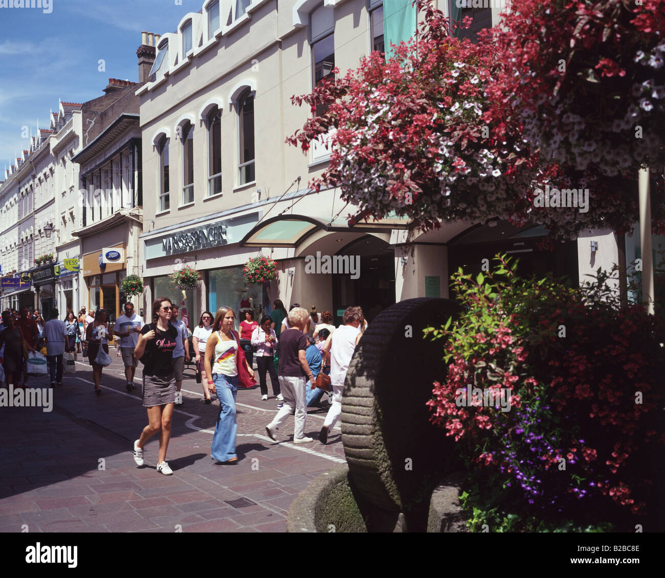St Helier Jersey Channel Islands Banque D'Images