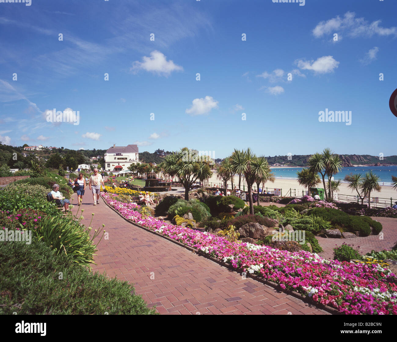 S St Brelade Bay Jersey Channel Islands Banque D'Images