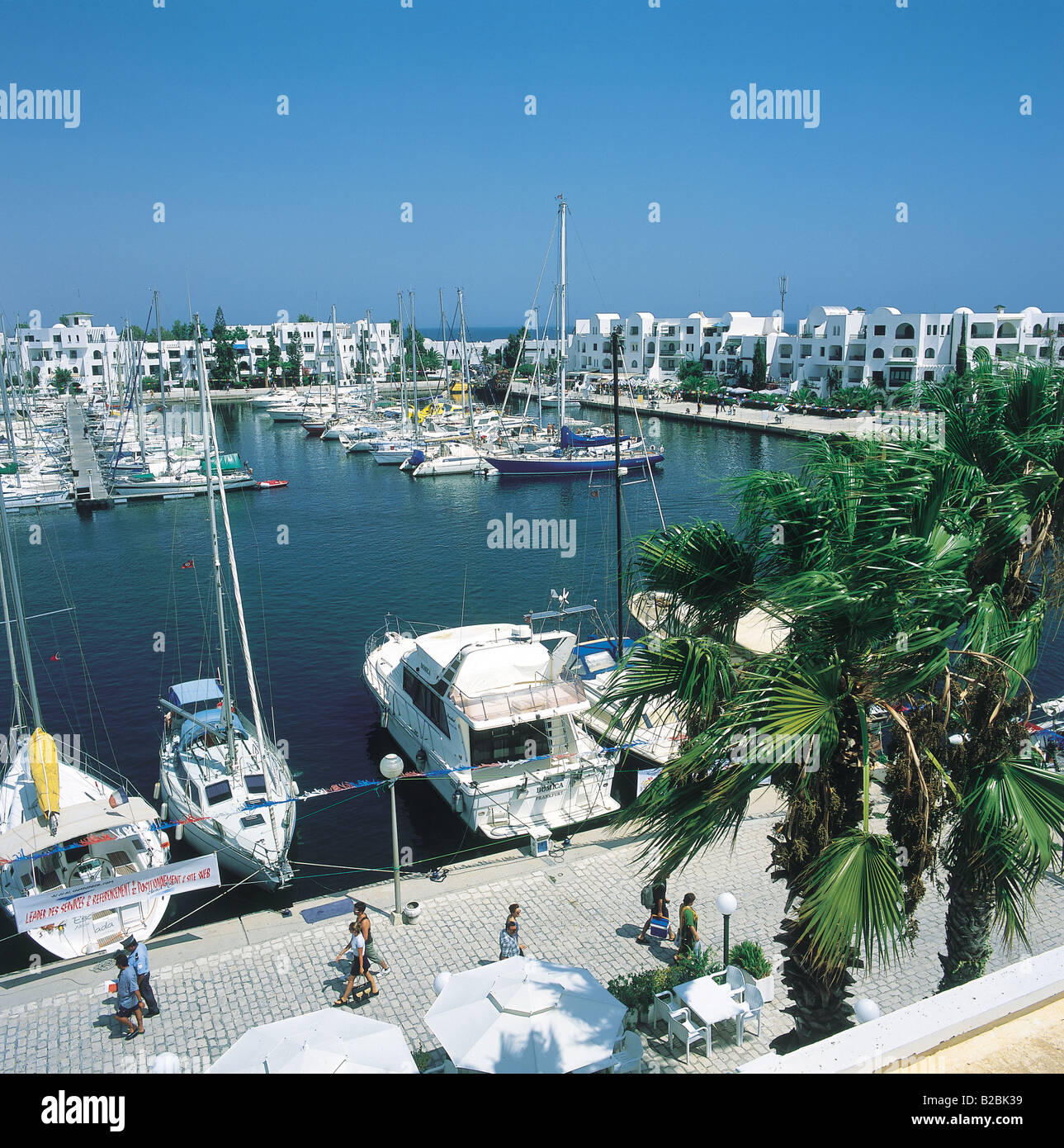 Port el Kantaoui Tunisie Banque D'Images