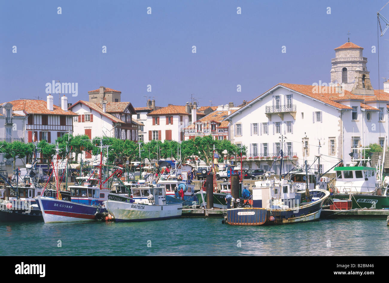 St Jean de Luz Aquitaine France Banque D'Images