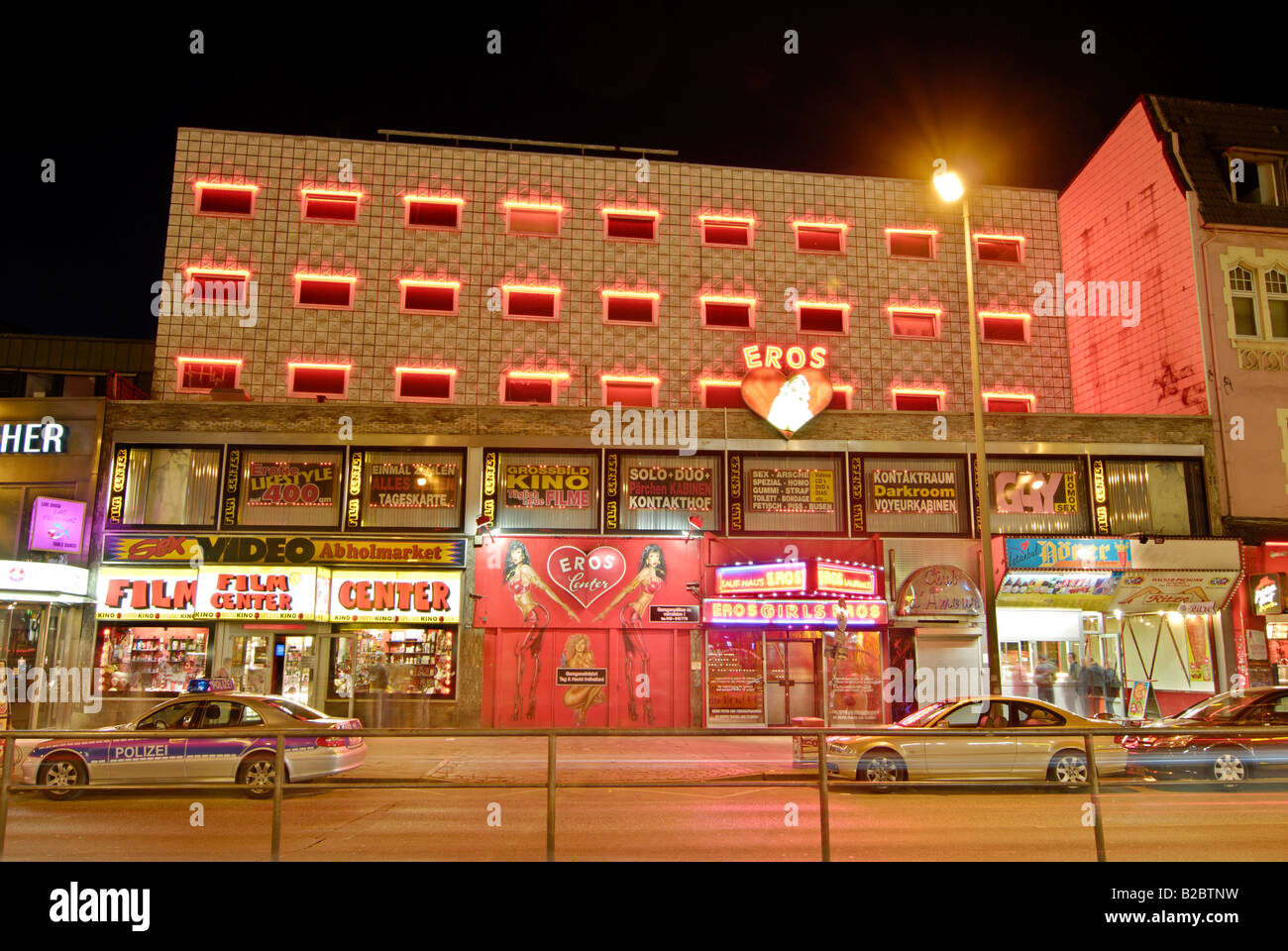 Eros-Center Bordel, Reeperbahn, St Pauli, Hambourg, Allemagne, Europe Photo  Stock - Alamy