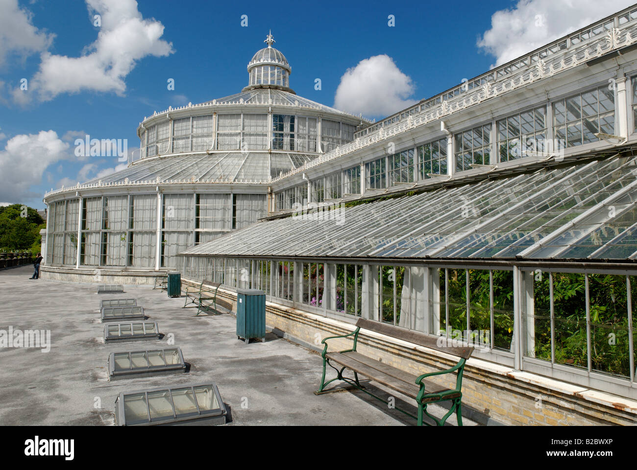 Les émissions historiques, les jardins botaniques, Copenhague, Danemark, Scandinavie, Europe Banque D'Images