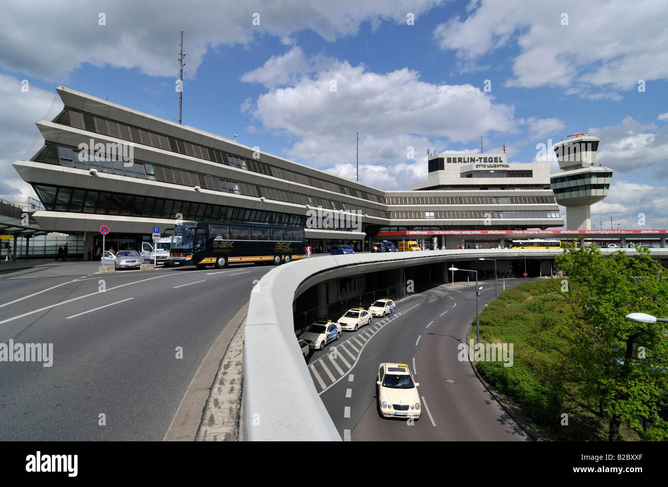 L'Aéroport International de Berlin-Tegel Otto Lilienthal, Berlin, Germany, Europe Banque D'Images