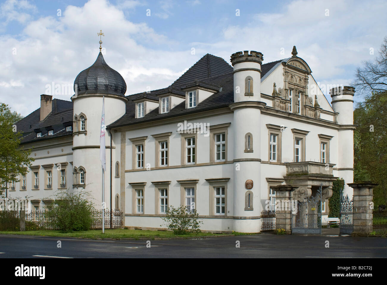 Ditterswind Ditterswind Hassberge, palais, montagnes, en Basse-franconie, Bavaria, Germany, Europe Banque D'Images