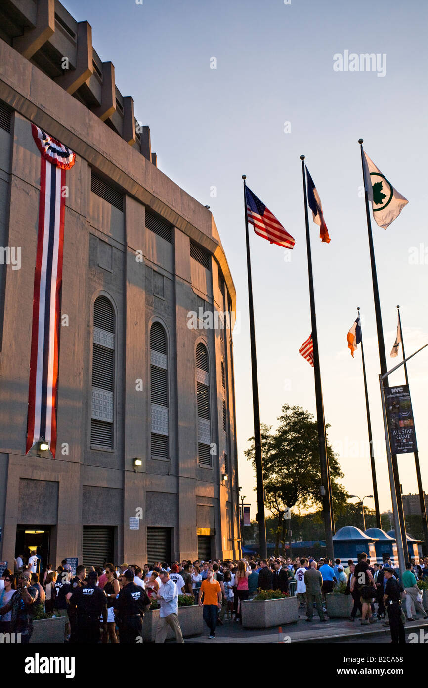 Yankee Stadium All Star Game 2008 Le Bronx New York City Banque D'Images