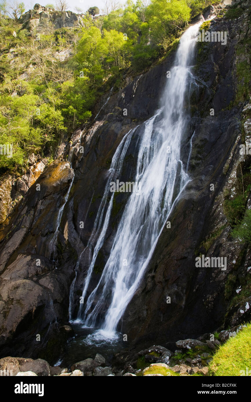 Aber Falls - Le Nord du Pays de Galles Banque D'Images