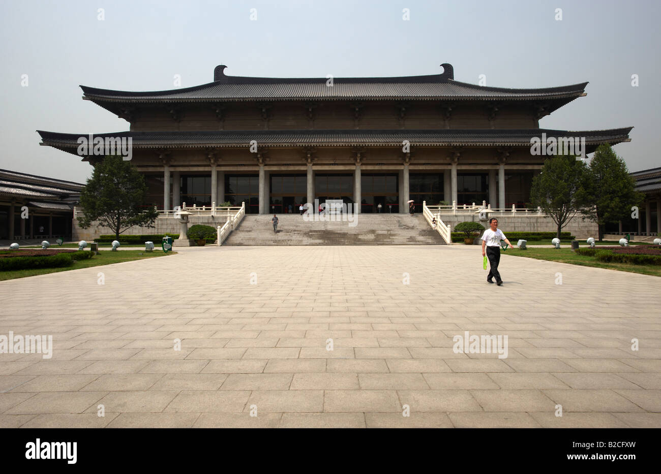 La Grande Pagode de l'Oie Sauvage Xian Chine Banque D'Images