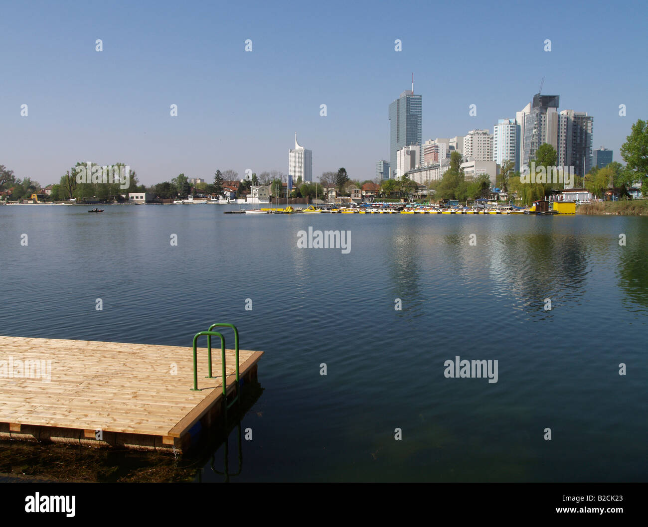 Vieux Danube, Vienne Banque D'Images